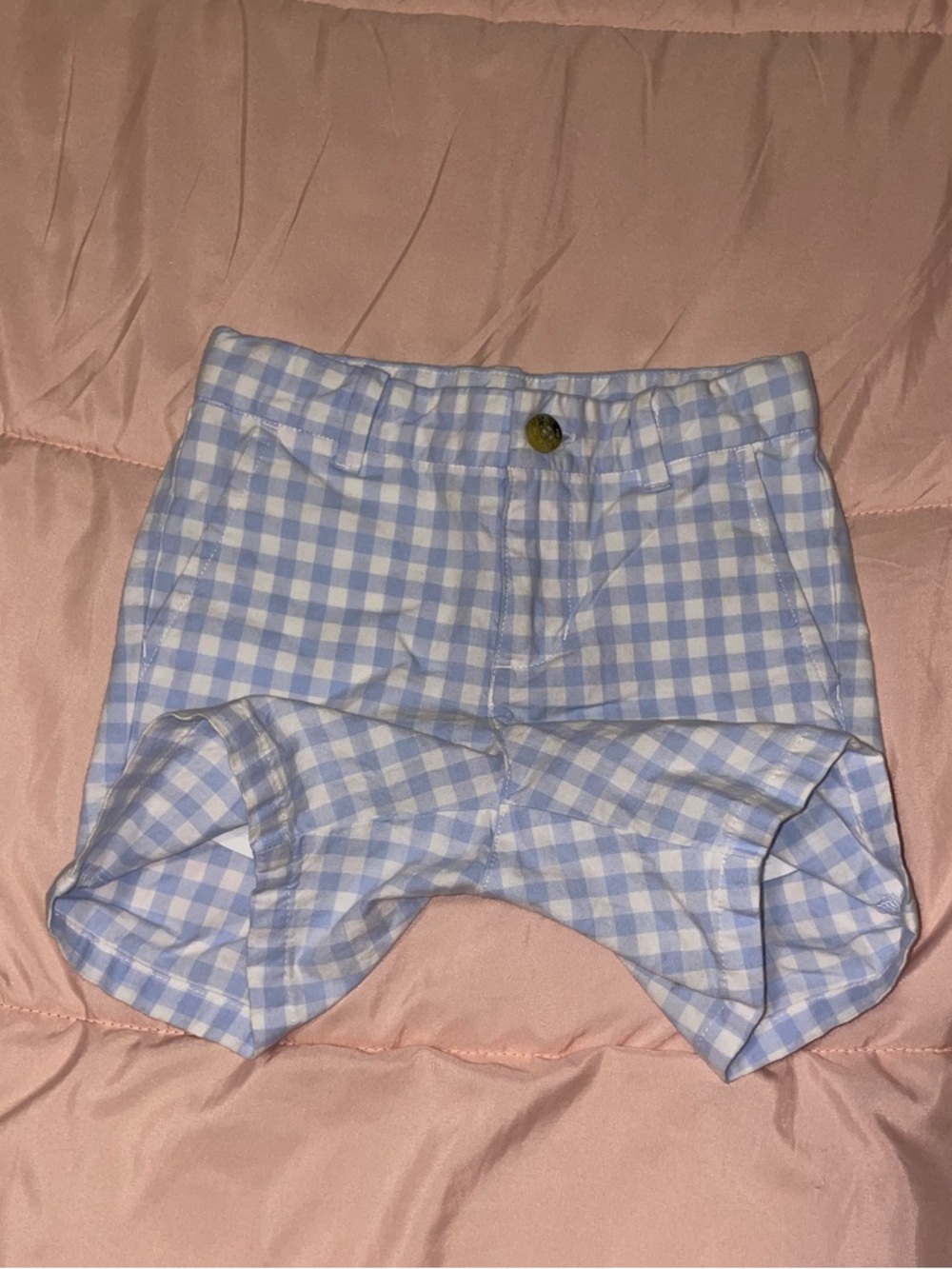 Kids Gingham Shorts - Picture 6 of 9